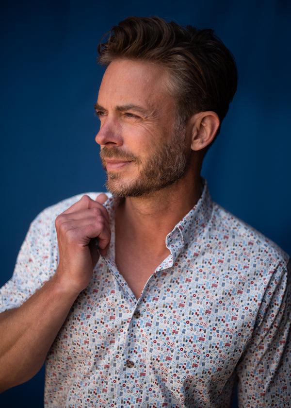 Cabano Henderson Short Sleeve Shirt 54352 K White