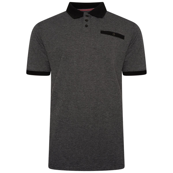 cabano Kam Dobby Pique Polo 5500 B K Black