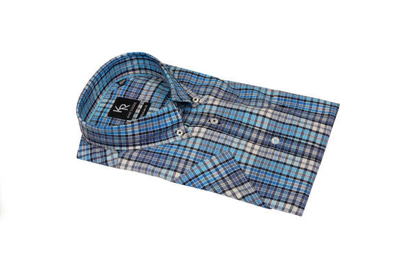 cabano Kings Road Short Sleeve Shirt 65841 R Blue