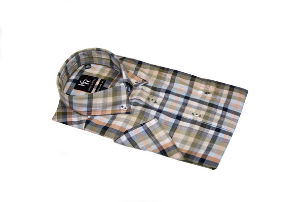 cabano Kings Road Short Sleeve Shirt 66174 R Green