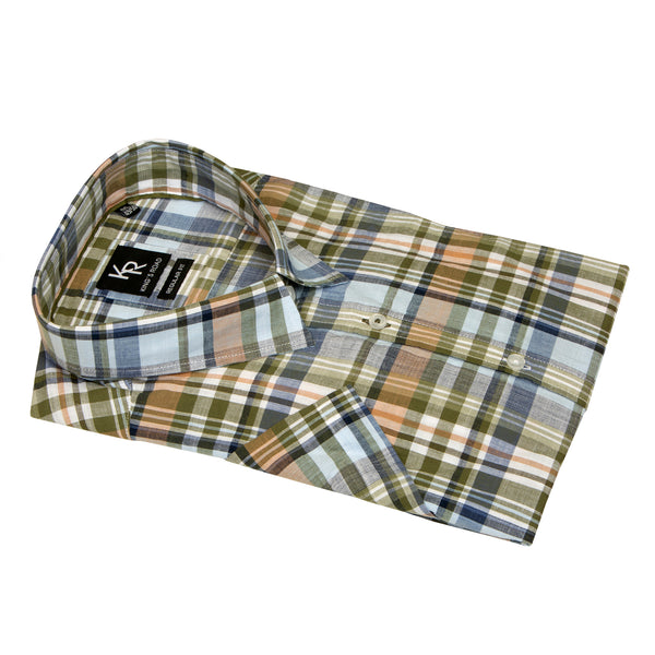 cabano Kings Road Short Sleeve Shirt 66374 K Green