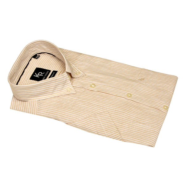 cabano Kings Road Short Sleeve Shirt 70222 R Beige