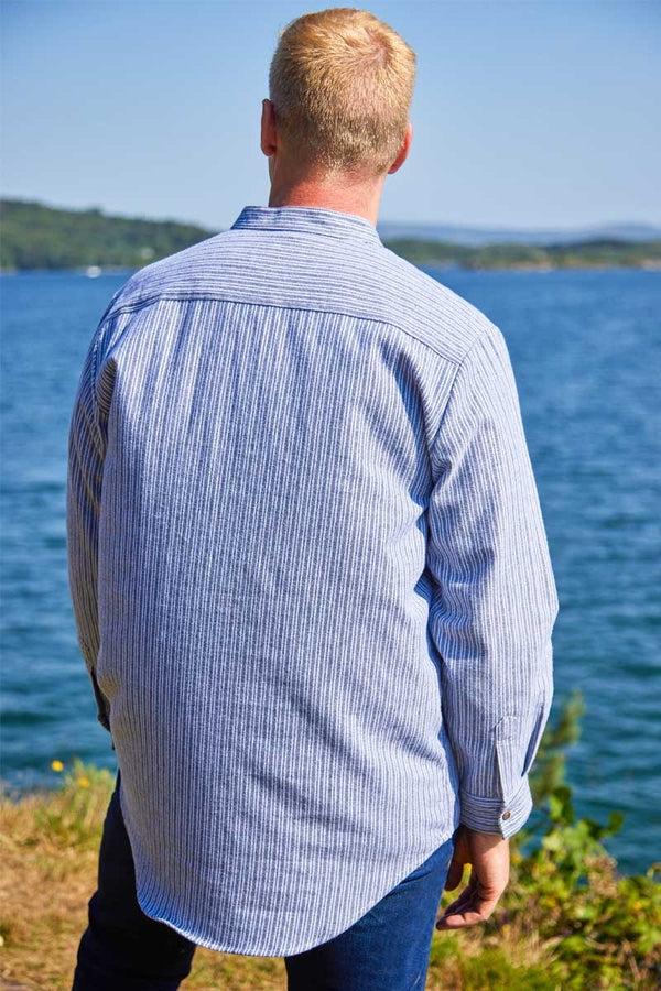 Cabano Lee Valley Grandad Shirt Lv37 R Grey