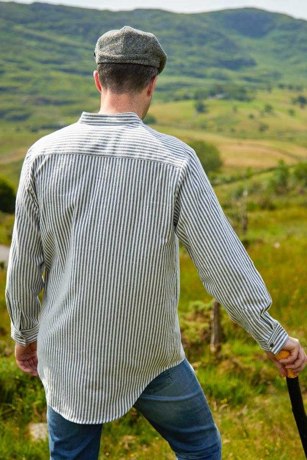 Cabano Lee Valley Grandad Shirt Lvc K Blue