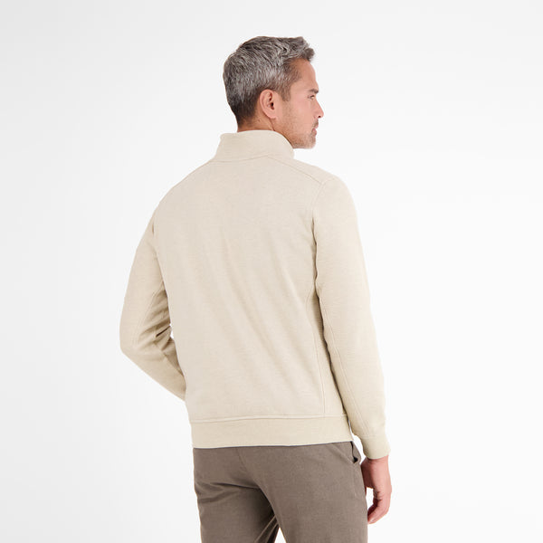 Cabano Lerros 1/4 Zip Troyer Polo Ls 4436 R Beige