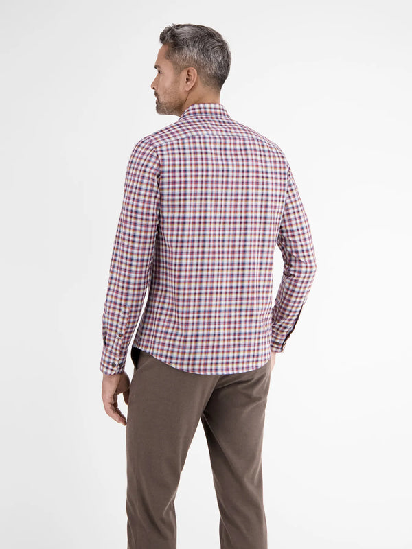 cabano Lerros Check Shirt 1006 R White