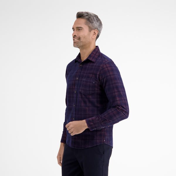 Cabano Lerros Check Shirt 1020 K Wine