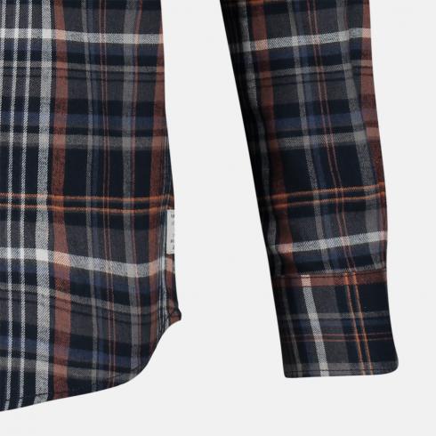 Cabano Lerros Check Shirt 2101058 R Navy