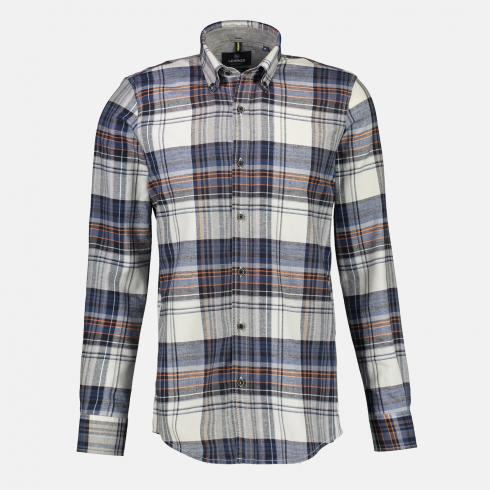 cabano Lerros Check Shirt 2101157 K White