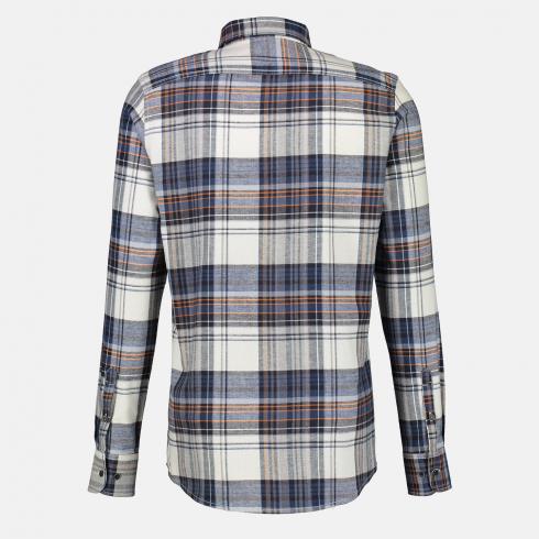 Cabano Lerros Check Shirt 2101157 R White