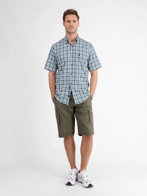 Cabano Lerros Check Shirt 2102 Az R Blue
