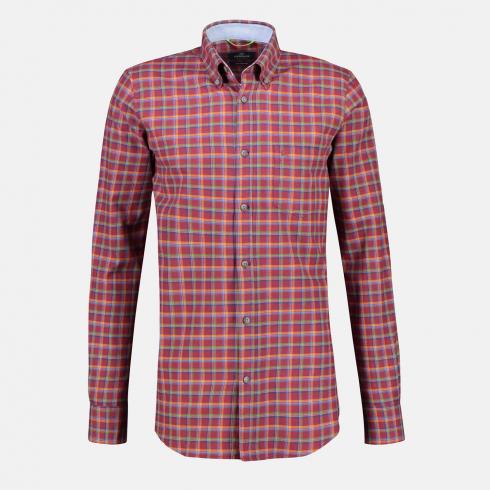 cabano Lerros Check Shirt 811351 K Red