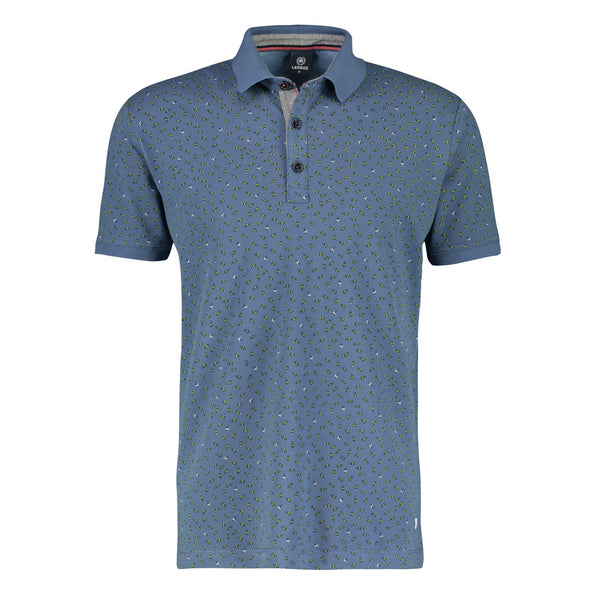 cabano Lerros Pique Polo 33252 R Mid Blue