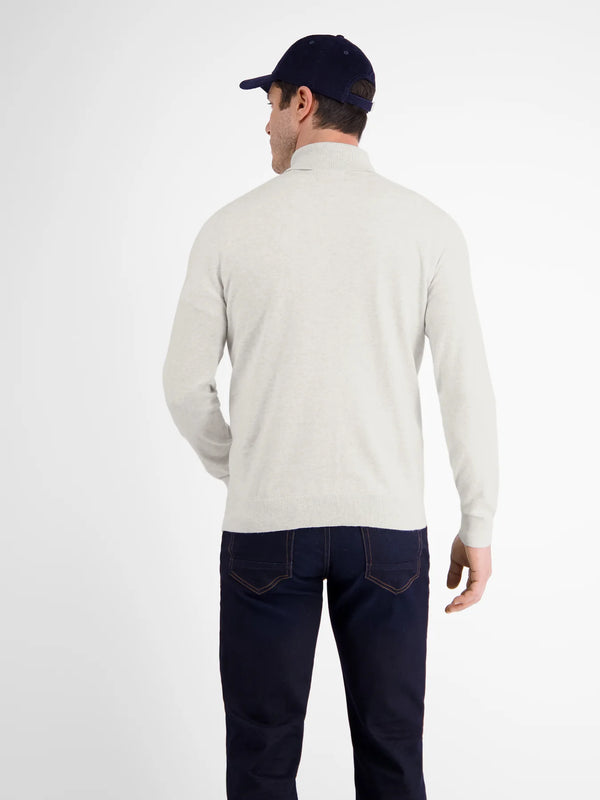 cabano Lerros Polo Neck Jumper 5711 W R White