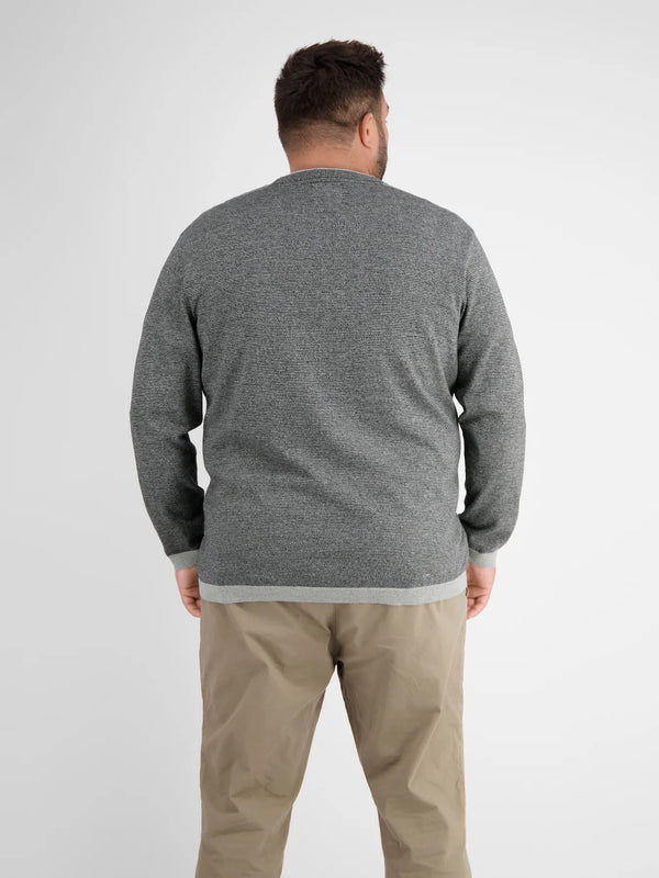 cabano Lerros Round Neck Sweater 0121G K Grey