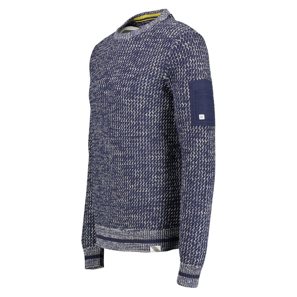 Cabano Lerros Round Neck Sweater 5049 R Navy