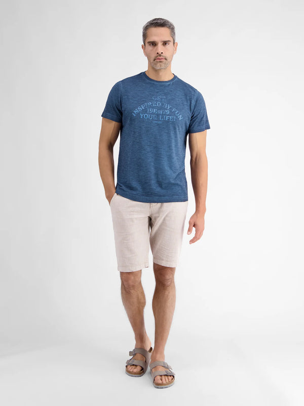 Cabano Lerros Serafino T-Shirt 3044 R Mid Blue