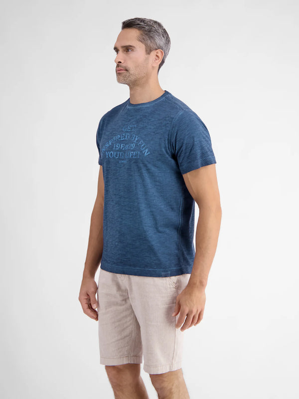 Cabano Lerros Serafino T-Shirt 3044 R Mid Blue