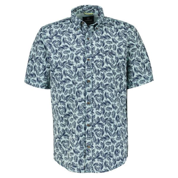 cabano Lerros Short Sleeve Shirt 2172 K Turquoise