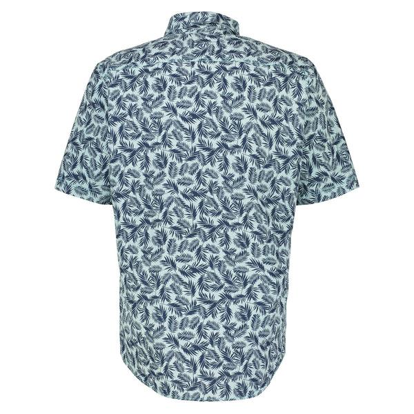 Cabano Lerros Short Sleeve Shirt 2172 R Turquoise