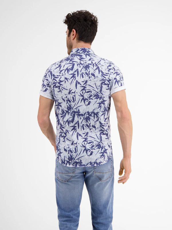 cabano Lerros Short Sleeve Shirt 2185 K Blue