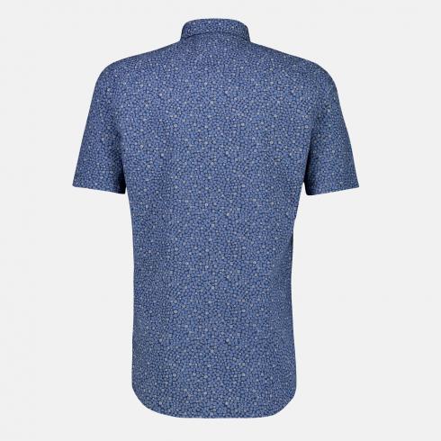 Cabano Lerros Short Sleeve Shirt 32439 R Mid Blue