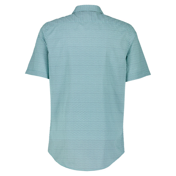 Cabano Lerros Short Sleeve Shirt 42378 R Turquoise