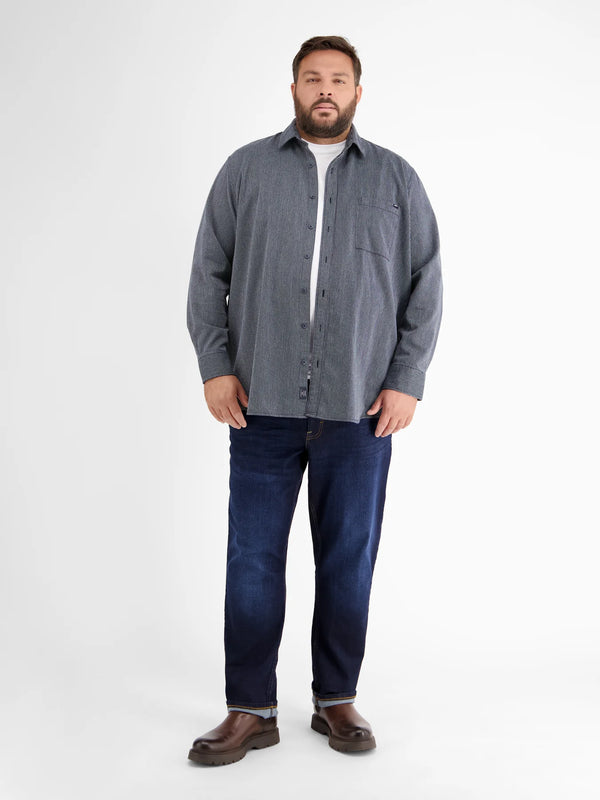 Cabano Lerros Striped Shirt 81054 K Navy