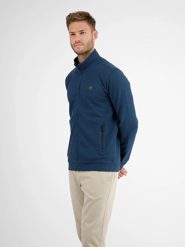 Cabano Lerros Sweat Jacket 4503Bl R Mid Blue