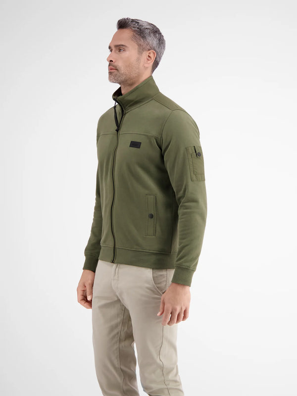 Cabano Lerros Sweat Jacket 4535 G R Mid Green