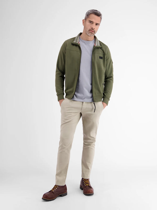 Cabano Lerros Sweat Jacket 4535 G R Mid Green