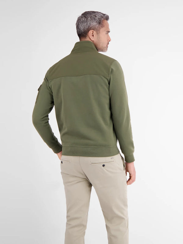 cabano Lerros Sweat Jacket 4535 G R Mid Green