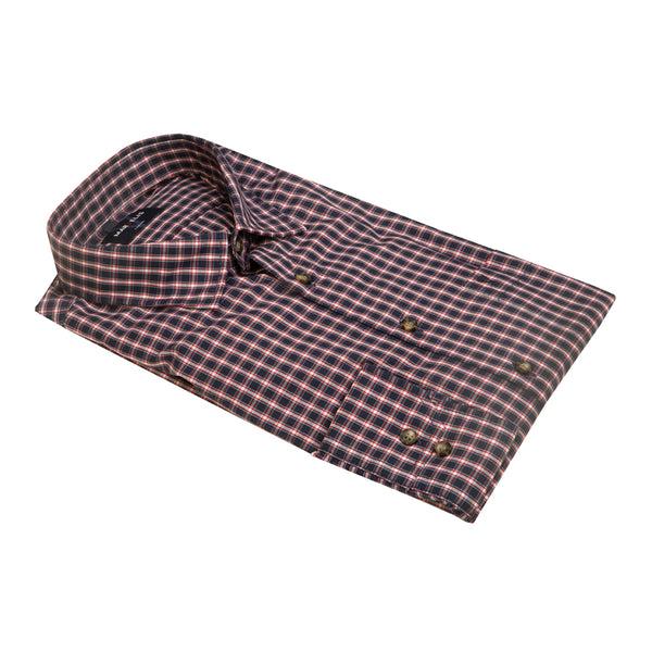 cabano Marvelis Check Shirt 600644P R Purple