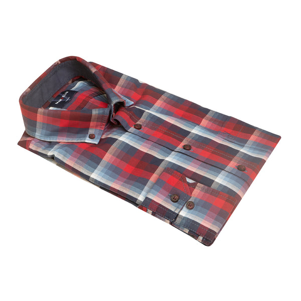 cabano Marvelis Check Shirt 600844R R Red