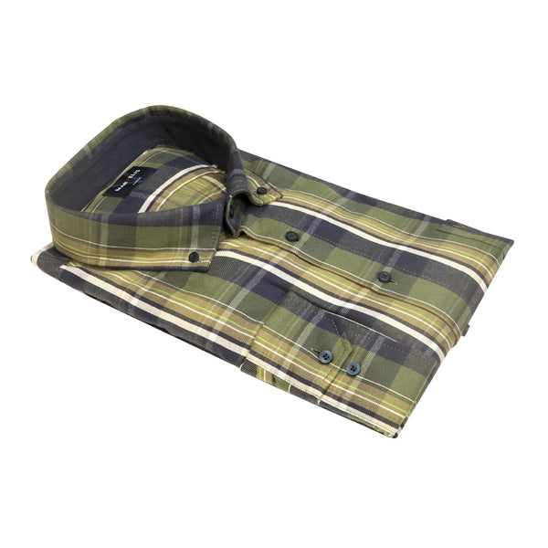 cabano Marvelis Check Shirt 603044Gn K Green