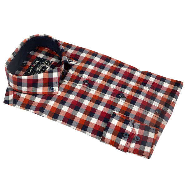cabano Marvelis Check Shirt 6102 K Red