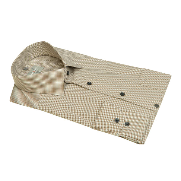 cabano Marvelis Check Shirt 703244B R Brown