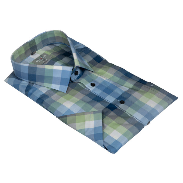 cabano Marvelis Check Shirt 7040 G R Light Green