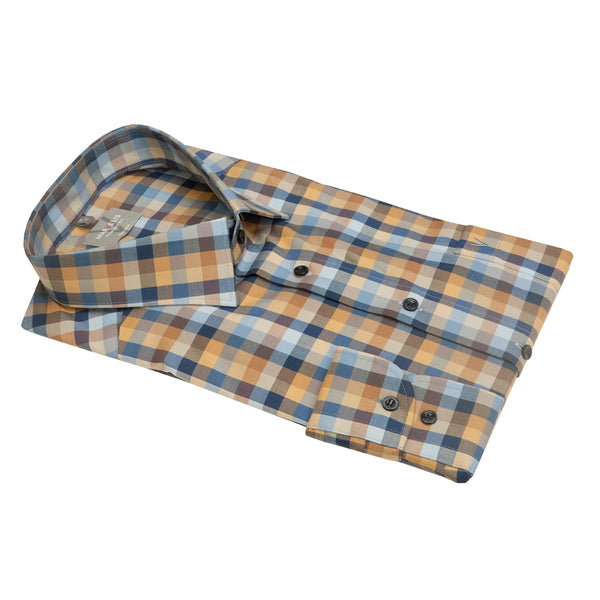 cabano Marvelis Check Shirt 705644Bg K Beige