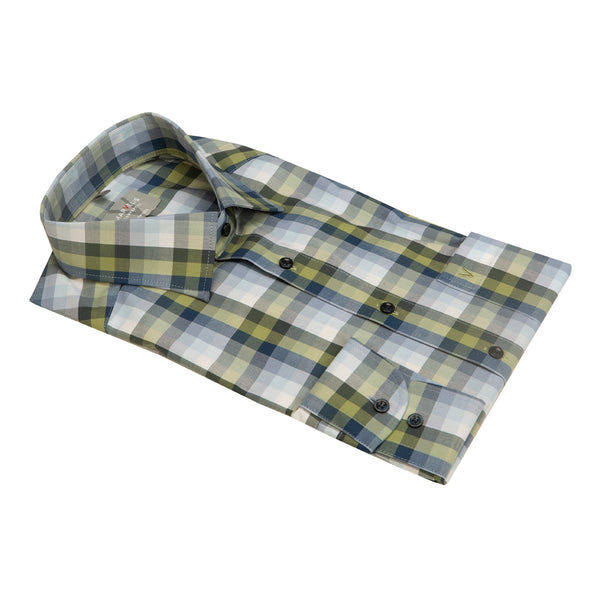 cabano Marvelis Check Shirt 705644Gn R Green