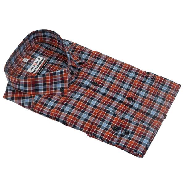 cabano Marvelis Check Shirt 7100 K Orange