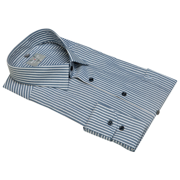 cabano Marvelis Striped Shirt 702044Db R Dark Blue