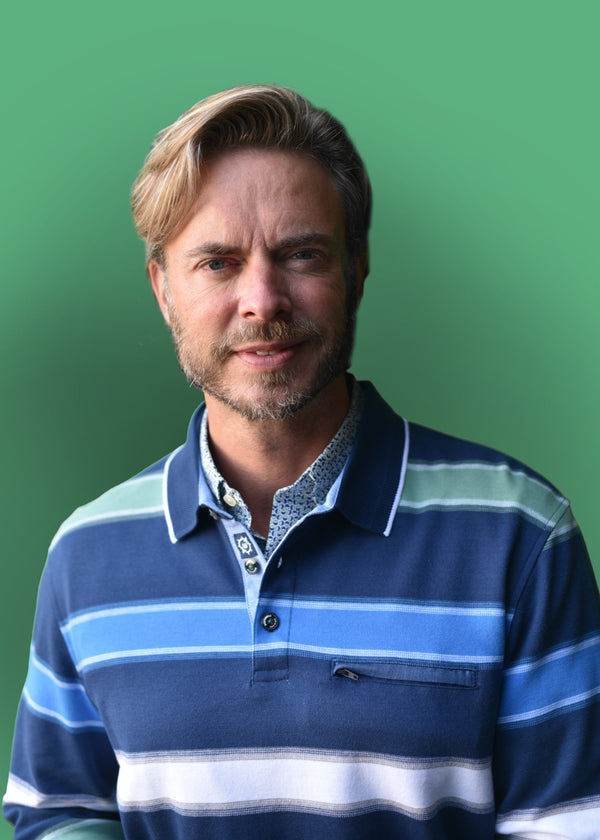 cabano Meantime Polo Sweatshirt 24239 R Navy