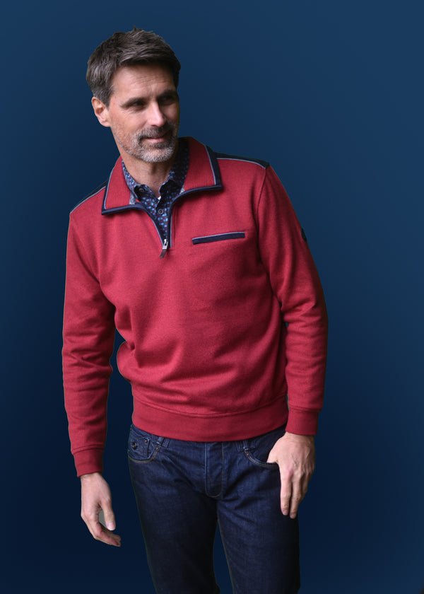 cabano Meantime Polo Sweatshirt 25280 R Red