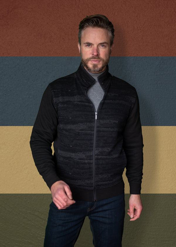 Cabano Meantime Sweat Jacket 23222 K Black