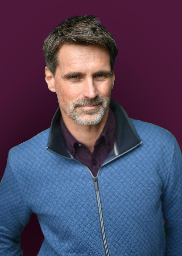 Cabano Meantime Sweat Jacket 25233 K Blue