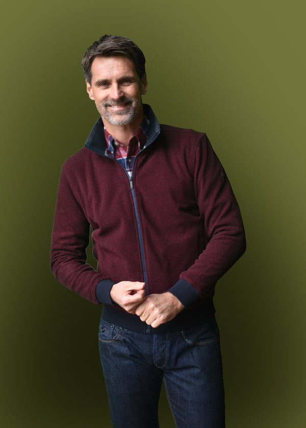 cabano Meantime Sweat Jacket 25410 K Wine