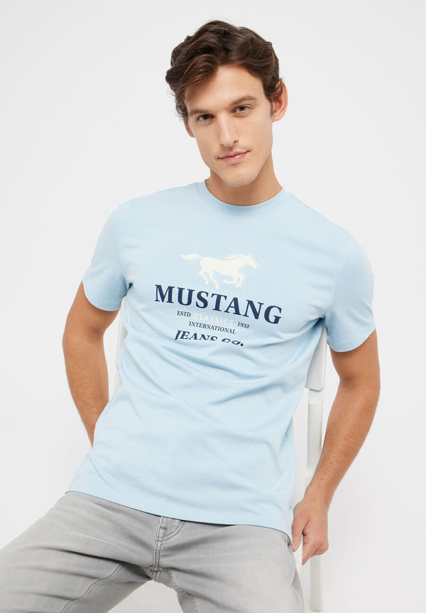 Cabano Mustang Austin T-Shirt 4944 Lb K Light Blue