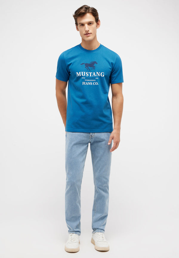 Cabano Mustang Austin T-Shirt 4944 Mb K Mid Blue