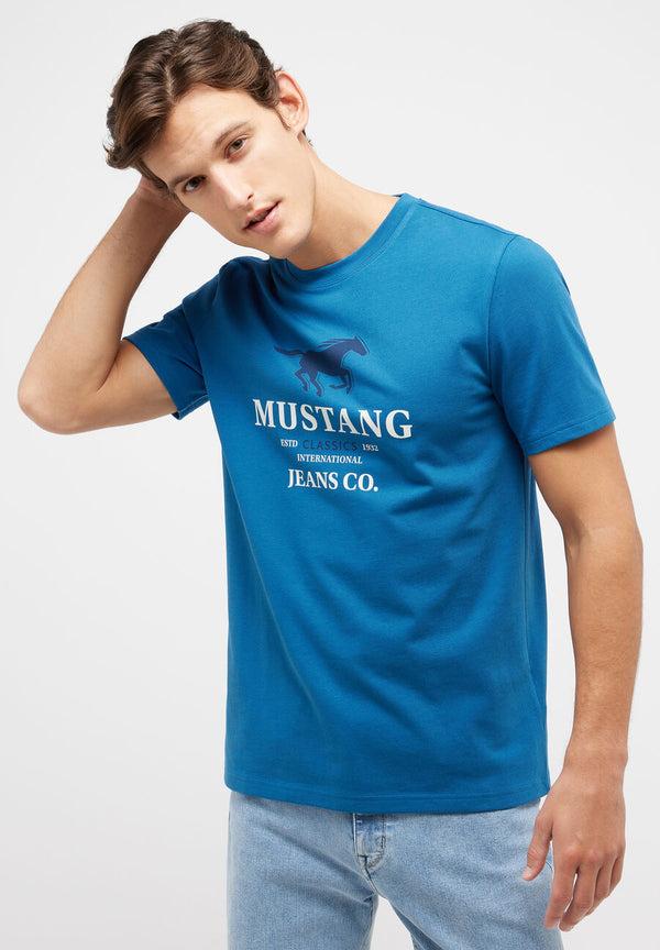 Cabano Mustang Austin T-Shirt 4944 Mb K Mid Blue